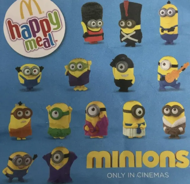 McDonald’s Happy Meal Toys Minions 2015. New. Various.