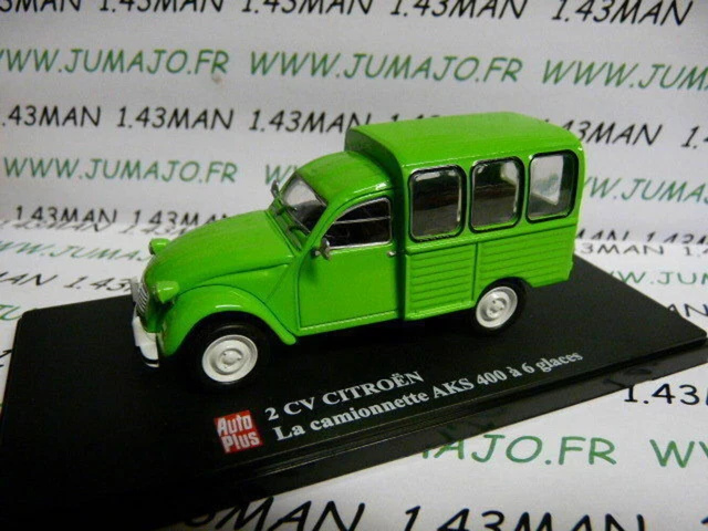 Eligor Autoplus 1/43 Citroën 2CV 6 Soleil Légende - Blanc Et Jaune