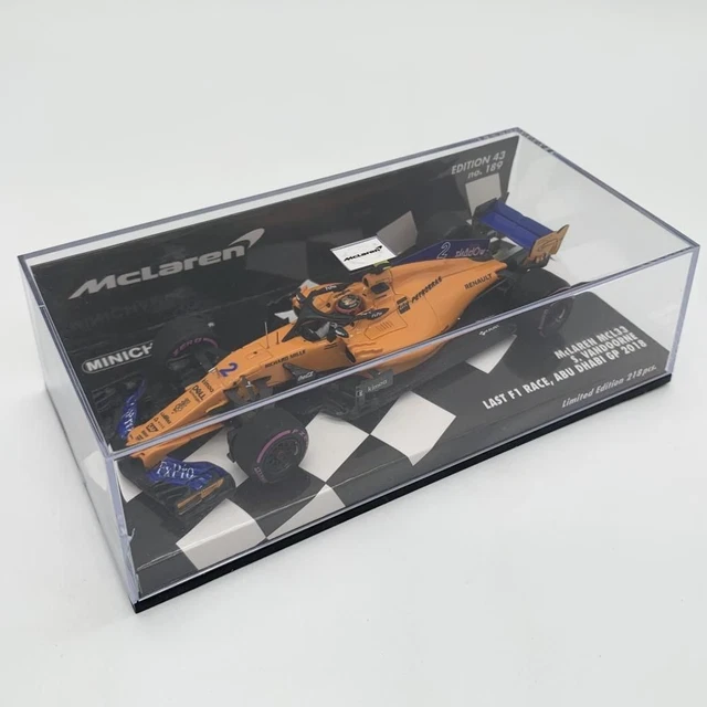 Ensemble de peintures décoratives Voiture de Formule 1, McLaren MCL33, McLaren F1 2018, Fernando