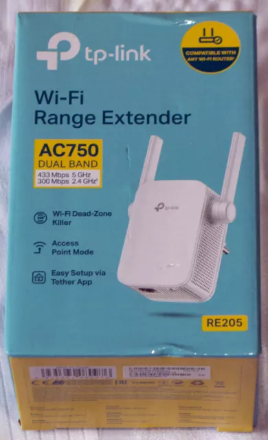 RE450  Répéteur WiFi / Point d'accès WiFi 5 bi-bande (AC1750 Mbps