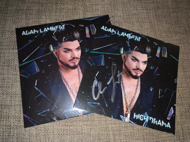 Adam Lambert - High Drama - Limited Softpack Cd + Signed Promo Art Card No Queen