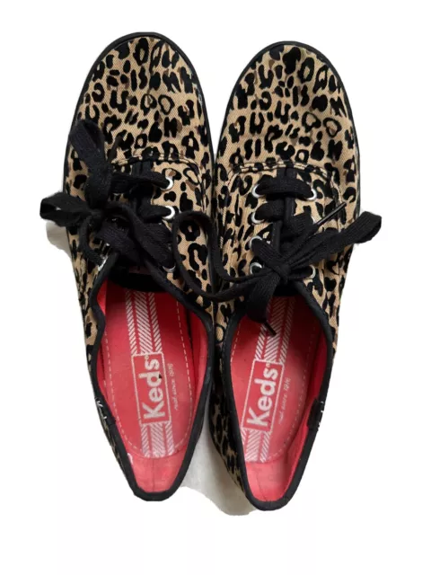 Keds Champion Leopard Print Womens Shoes Size 7.5