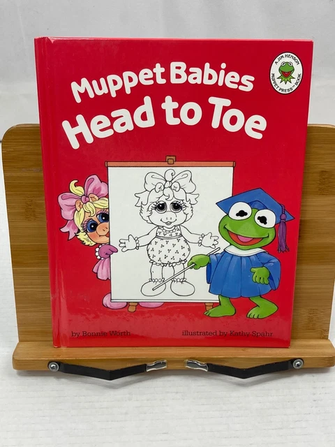 1989 JIM HENSON Muppet Press Book - Muppet Babies Head to Toe - Red £5. ...
