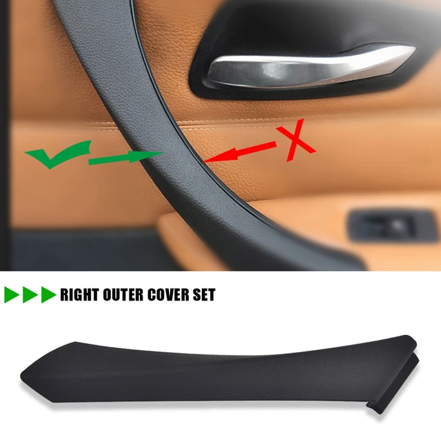 Inner Door Panel Handle Outer Trim Cover Fits BMW E90 323i 325i 328i 330i 335i