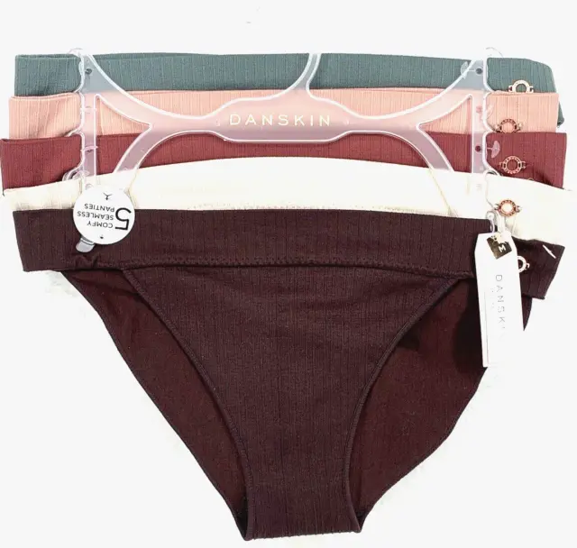 Danskin Large NWT Brown thong underwear undies