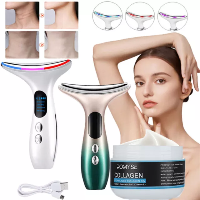 Anti-Wrinkle Neck Face Skin Tightening Lifting Device Facial Beauty Machine DE 3
