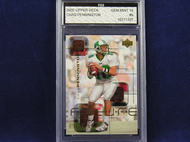 2000 Upper Deck Chad Pennington FGS Gem Mint 10