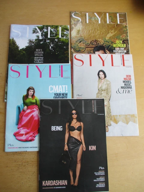 5 X SUNDAY Times STYLE Magazine 2026 KIM KARDASHIAN CMAT! DEBI MAZAR ...