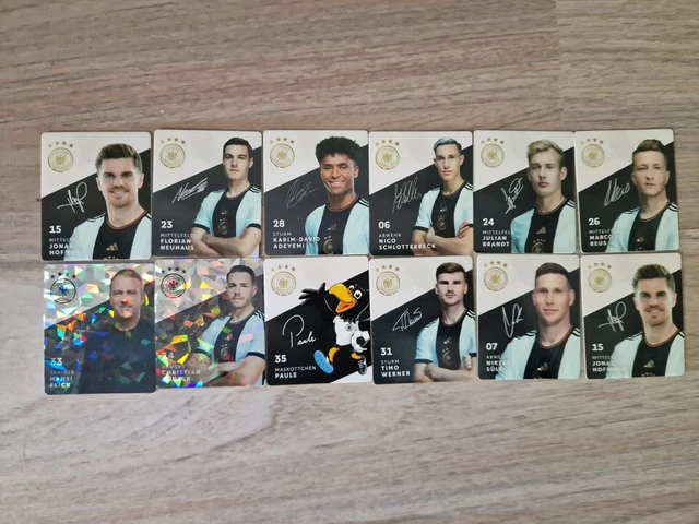 REWE DFB EM 2020 Fußball Sammelkarten Normal Glitzer EUR 9,99 - DE