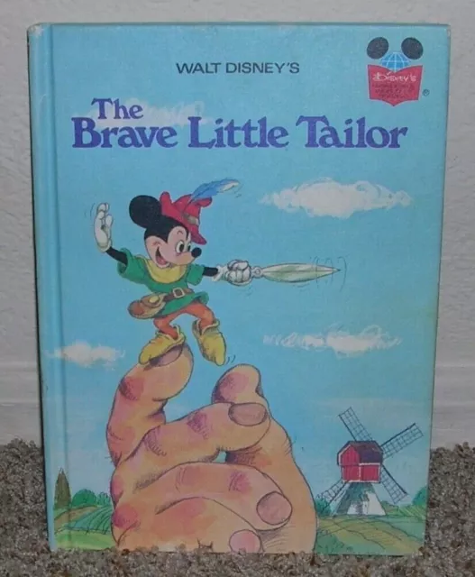 The Brave Little Tailor Book Club Edition Wonderful World of Disney 1974