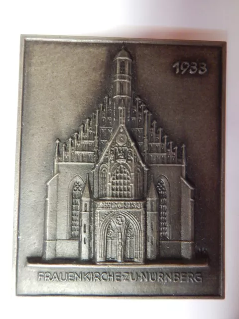 Buderus Kunstguss Plakette 1988 Frauenkirche zu Nürnberg