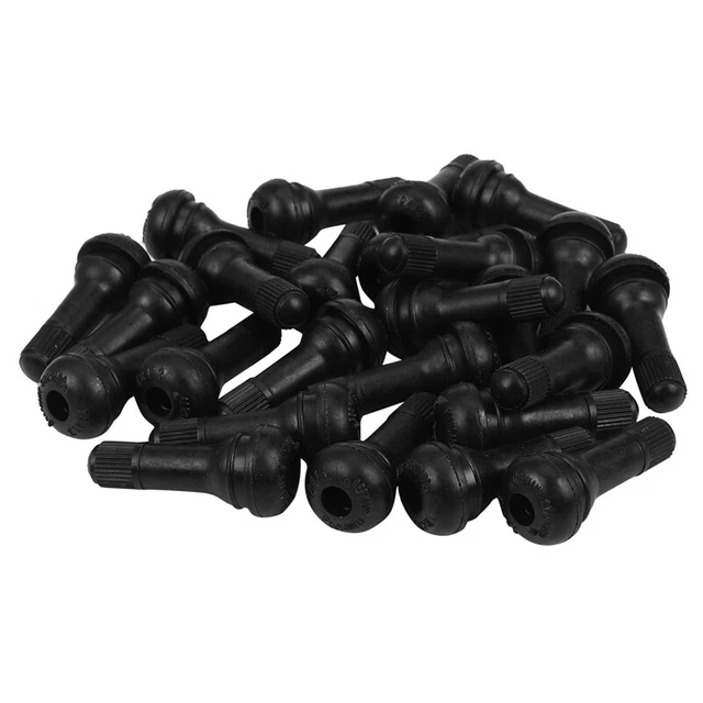 25pcs TR 413 Short Rubber Car Tubeless Vacuum Snap-in Tire Valve Pre2737