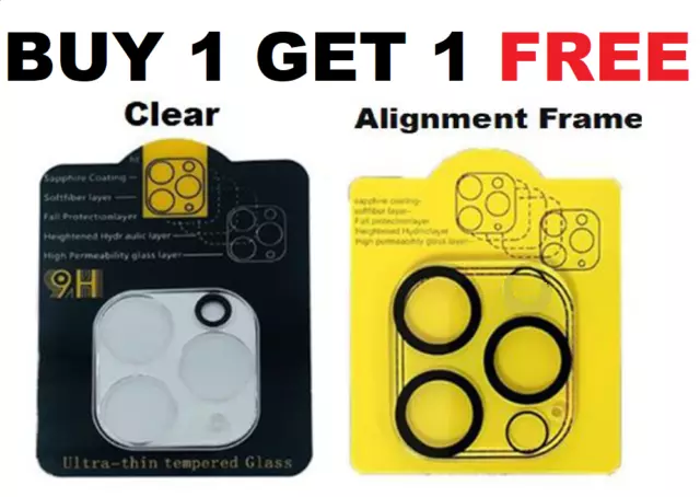 9H Camera Lens Protector For iPhone 15 14 13 12Pro Max Case Tempered Glass Cover