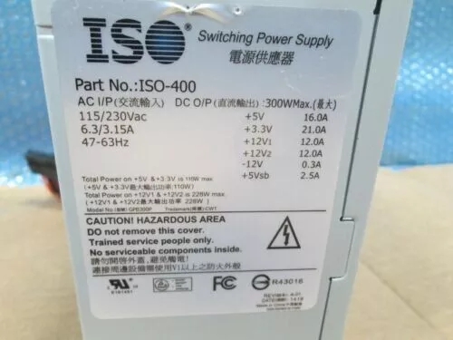 MASTER POWER SWITCHING POWER SUPPLY ISO-P500S+