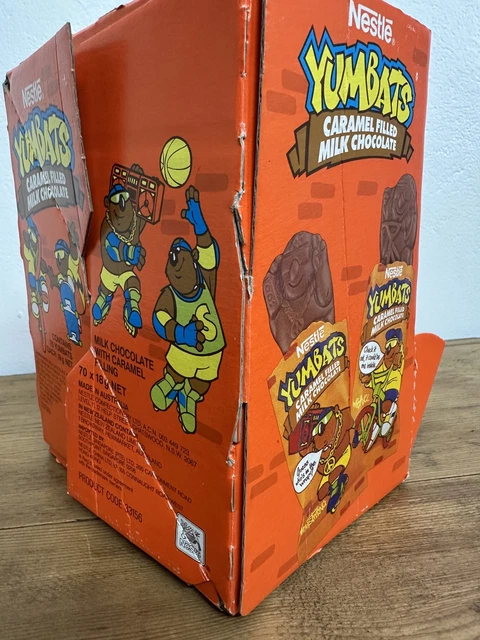 VINTAGE NESTLÉ YUMBATS Caramel Chocolate Display Box Packaging Only $80 ...