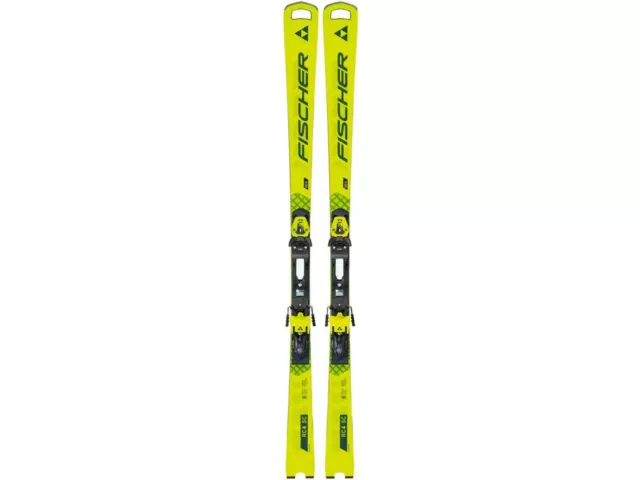 FISCHER RC4 WC SC PRO M-PLATE inkl. Bindung Slalom Race Ski gelb