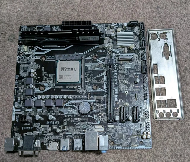 Piastra Posteriore I/O In Metallo Per ASUS Prime A320M-K | Shield Argento Per Case Computer