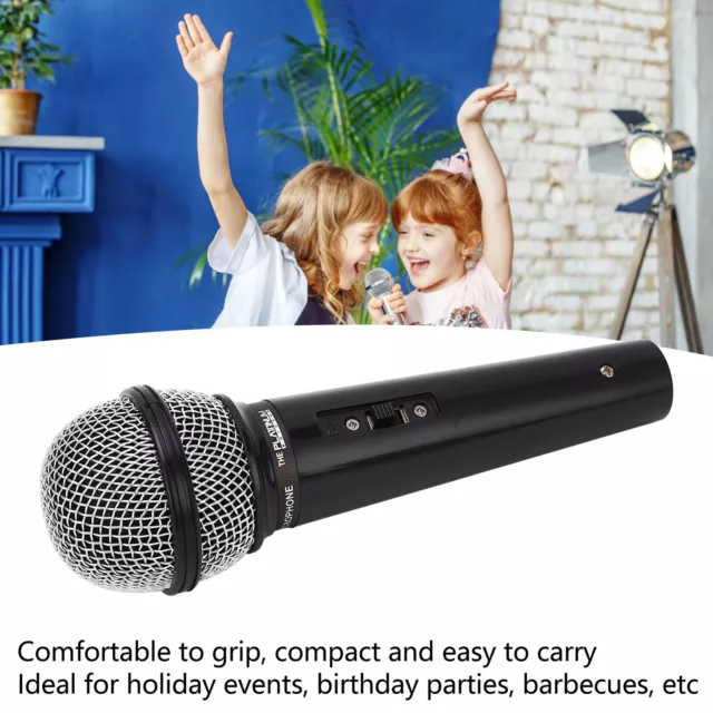 Mic Toy Comfortable Grip Realistic Shape Polished Edges Compact For H OBF