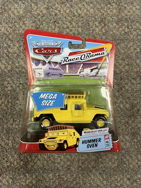 + Disney Pixar Cars Race O Rama Mega Size Hummer Sven #11 NIP