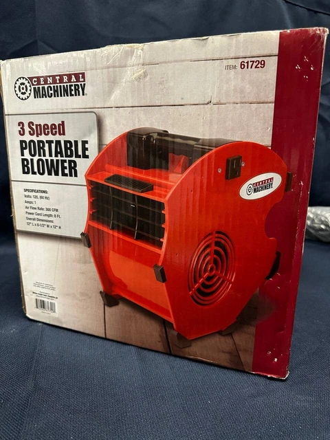 CENTRAL MACHINERY 3 Speed Portable Blower