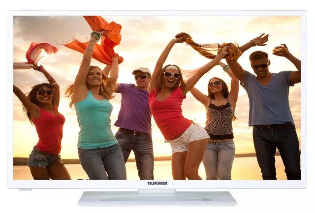Telefunken D32H265I3 LED Fernseher 32" Zoll 81cm HD DVB-T/-C/-S2 HDMI CI+ weiß