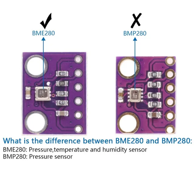 GY-BME280-3.3V GY-BME280-5V Digital Temperature Humidity Pressure Module