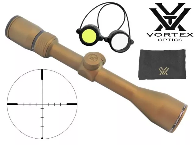 Vortex Diamondback 4-12x40 Rifle Scope (Dead-Hold) Burnt Bronze Cerakote DBK-04