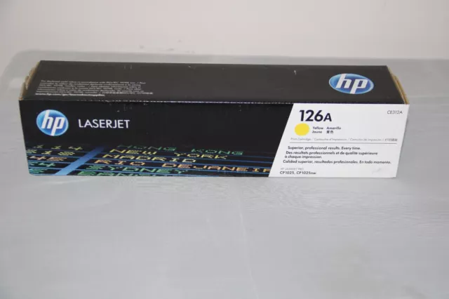 HP 126A Toner Cartridge Yellow CE312A Suit Laserjet Pro CP1025, CP1025nw