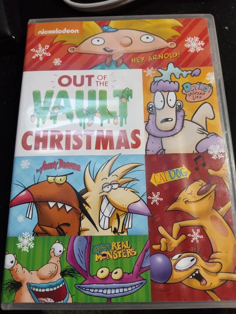 Nickelodeon Out Of The Vault Christmas DVD Hey Arnold! Cat Dog Rocko’s Modern