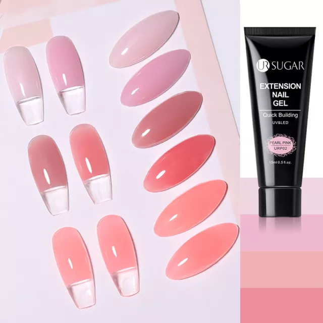 UR SUGAR 15ml Poly Gel UV LED Einweichen Nagelverlängerung Builder falsche Nägel Akt 3