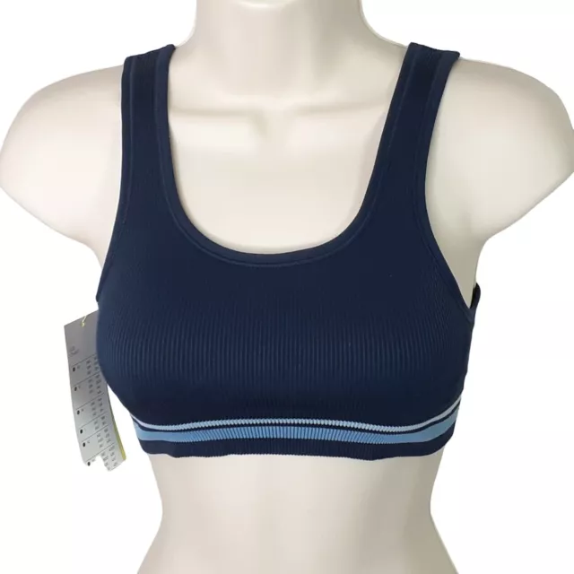All In Motion Sports Bra Womens LARGE Dark Green Very Soft Removable-Cup  Stretch