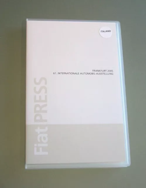 █► Pressemappe Press Kit Fiat (I) Frankfurt Motorshow IAA 2005