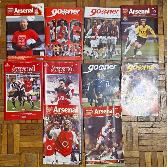 Picclick.com ARSENAL FC MATCH Programme Bundle £5.45 - PicClick UK
