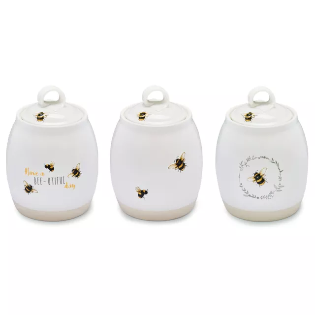 Bee tea coffee sugar sales canisters