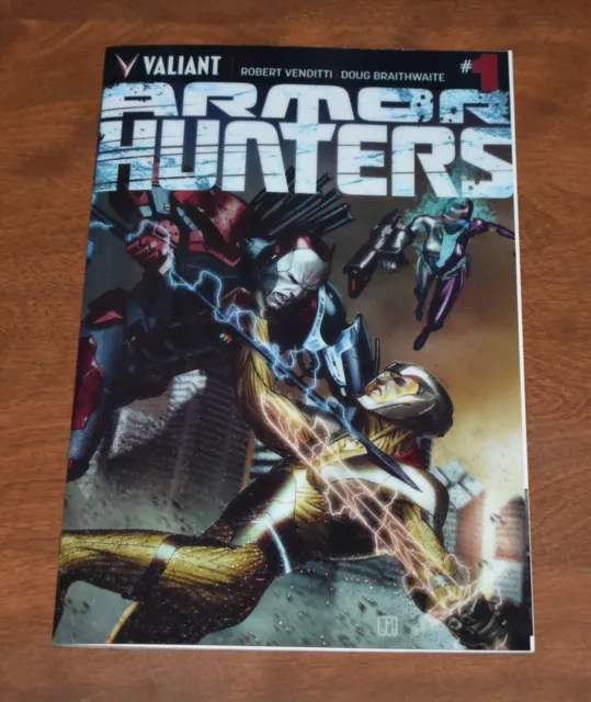 ARMOR HUNTERS #1 Valiant Chromium Cover Special 1st Print 2014 NM