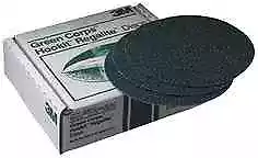 3M Green Corps Hookit Sanding Discs, 00520, No Hole, 8 in, 100+ Grade, Pack of