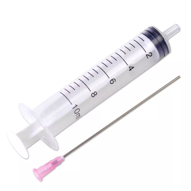 5pcs/10pcs 10ml Plastic Syringe + Long Blunt Needle Fit For HP Epson Ink Refill