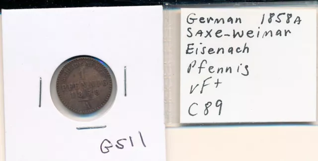 Germany - State - Gs11 - 1858