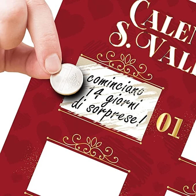 Calendario Gratta E Vinci Posizioni Amore - Idea Regalo San Valentino Originale Per Coppie - Foto 3