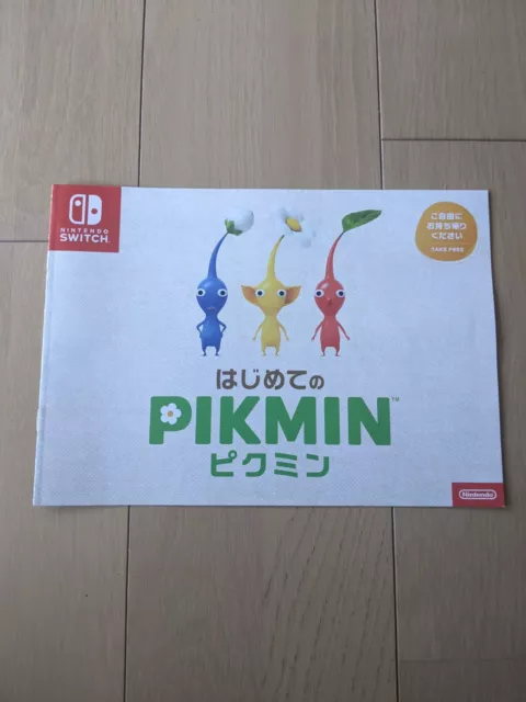 NINTENDO SWITCH: PIKMIN 4 Advertising Flyer from JAPAN! £3.59
