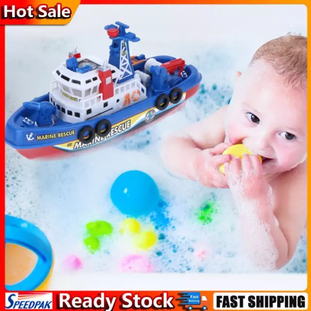 Spray Water Swim Pool Bathing Toys Marine Rescue Toy for Baby for Kids Ages 3+ H