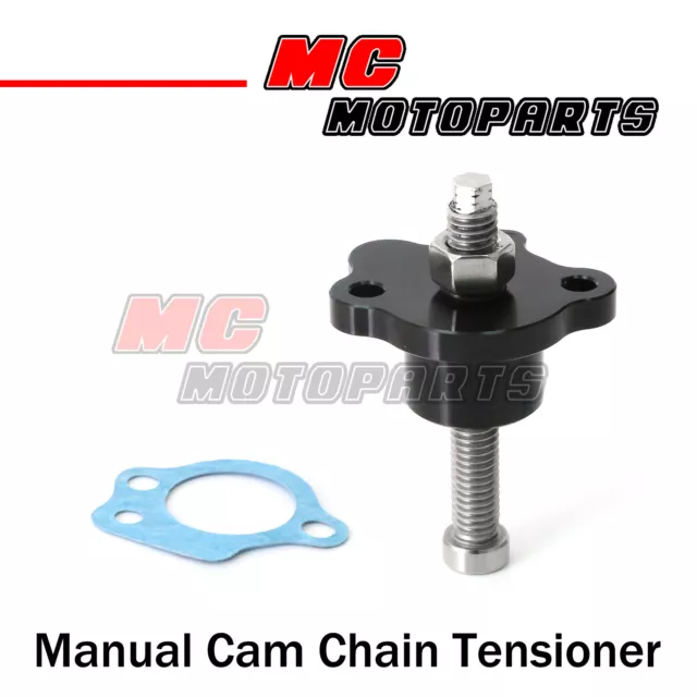 Black CNC Manual Cam Chain Tensioner For Yamaha Super Tenere 09-22 21 20 19 18