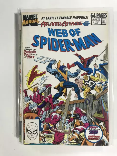 Web of Spider-Man Annual #5 (1989) VF3B131 VERY FINE VF 8.0
