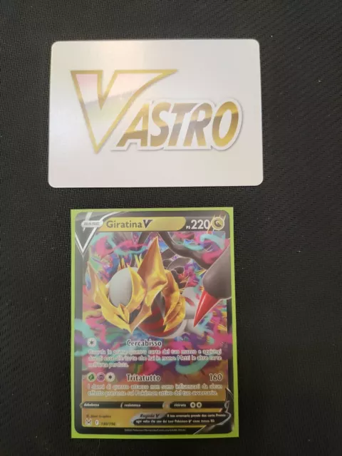 POKEMON GIRATINA V ASTRO 131/196 LOST ORIGIN CARD in Italian