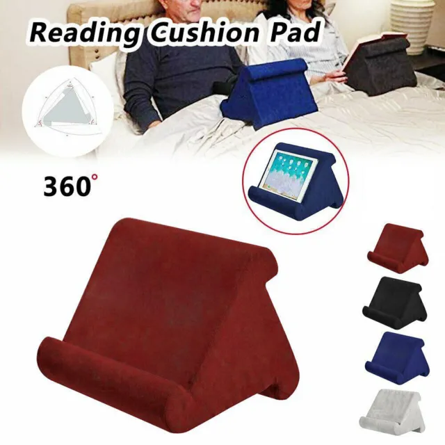 Au Tablet Pillow Stands For iPad Book Reader Holder Rest Laps Reading Cushion 3