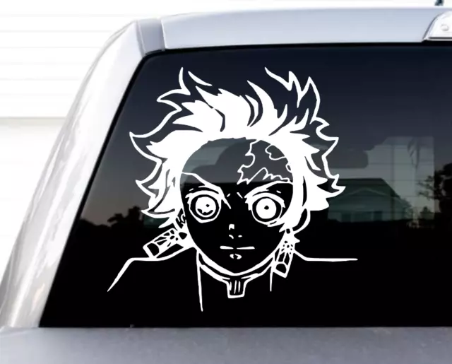 Vinyl Decal Truck Car Sticker Laptop - Anime Manga Demon Slayer Tanjiro Kamado