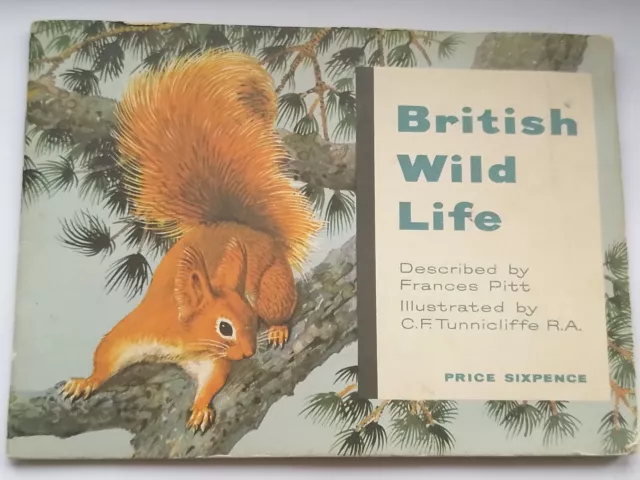 Vintage Retro book Album Tea cards Brooke Bond part set British wildlife