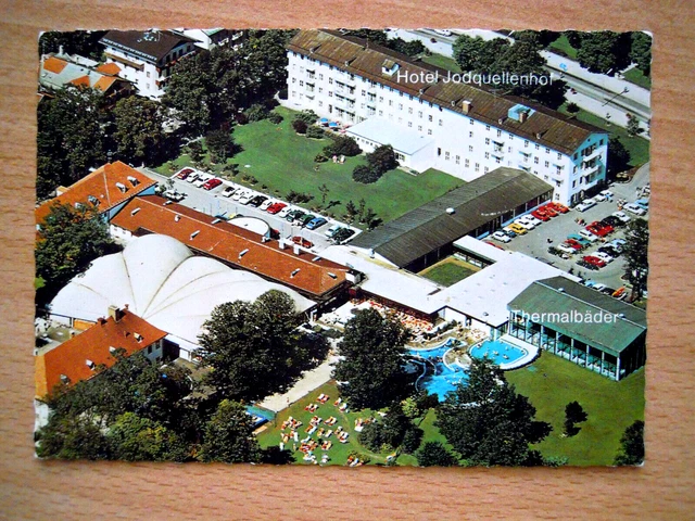 AK Postkarte Bad Tölz alte Ansichtskarte Hotel Jodquellenhof Oberbayern