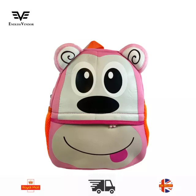 Boys Girls Kids Backpack Junior Character Rucksack Shoulder Toddlers School Bag