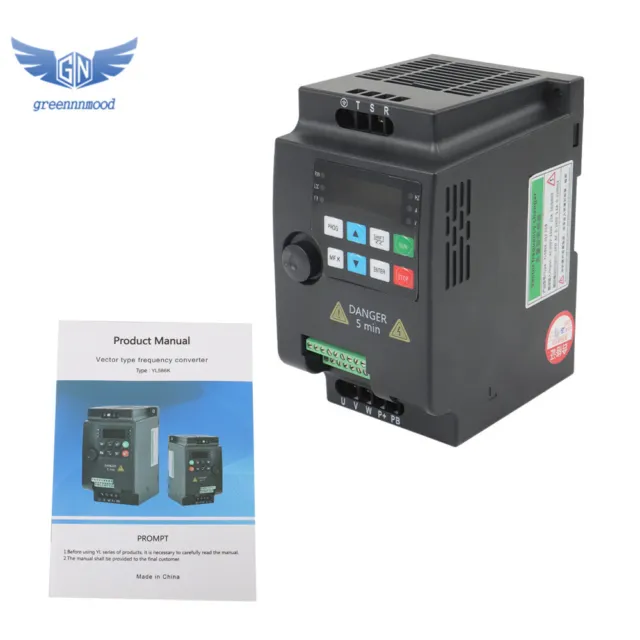 2.2 KW VFD 220 V 3 HP 1 to 3 Phase Variable Frequency Drive Inverter